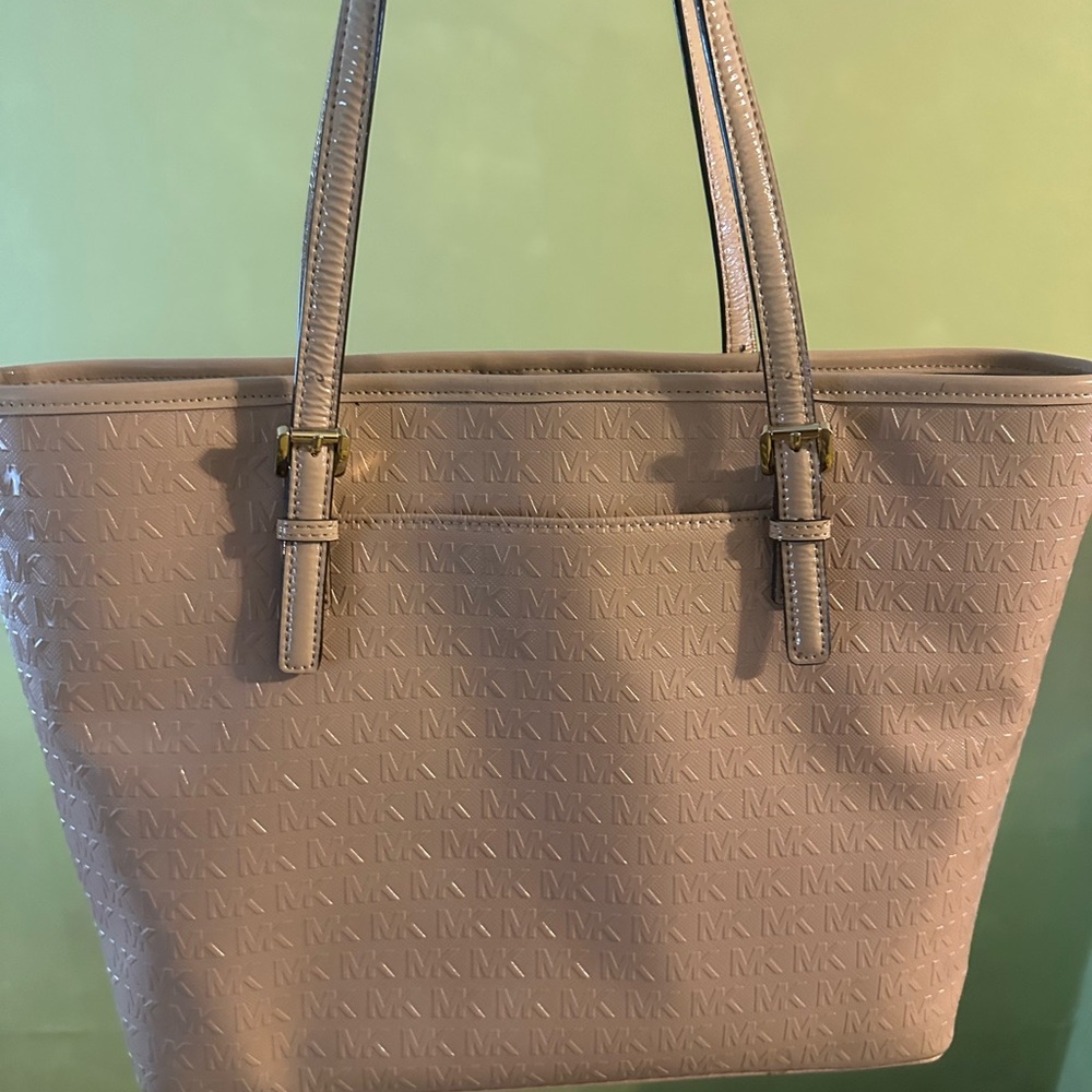 Michael Kors Blush Embossed Tote